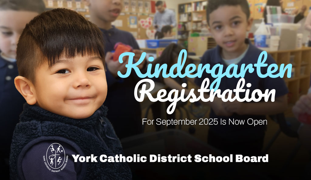 Registration for Kindergarten at YCDSB